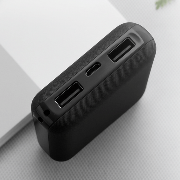 Anschlüsse der BergHeat Powerbank in Nahaufnahme